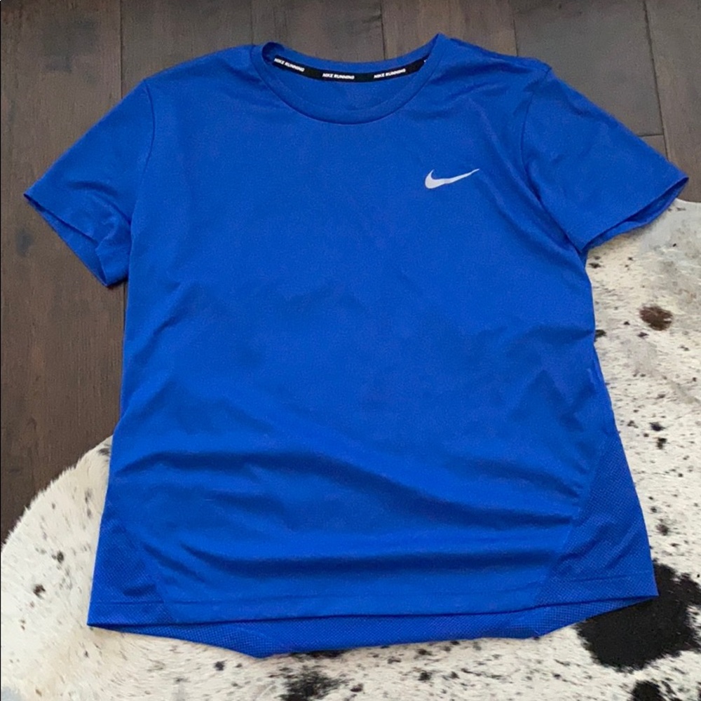 Nike Blue Short Sleeve Workout Shirt